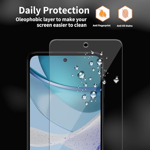 3 Pack for Motorola Moto G 5G (2023) Tempered Glass Screen Protector, Scratch-Proof, Bubble-Free,HD Transparent, 9H Hardness,Bubble Free,Case Friendly - size: Moto G 5G 2023 (3 Pack)