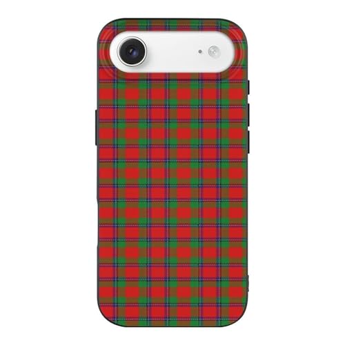 Scottish Clan Sinclair Tartan PlaidAnti-Yellowing Soft TPU Phone Case for iPhone 17, Shockproof and Scratch-Resistant Case - color: black-style-57