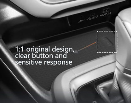 Wireless Charging Protective Mat for Subaru Crosstrek 2025, Car Wireless Charger Anti-Slip Pad, Cordless Charger Heat Insulating Silicone Material Non Slip Waterproof Accessories for Car Easy to Clean