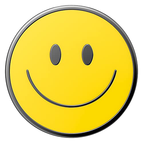 PopSockets Adhesive Phone Grip, Holder- Enamel Be Happy - color: Be Happy, style: Adhesive