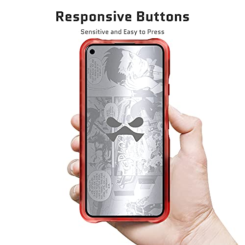 Ghostek Covert Clear Pixel 5a Case with Super Slim Fit Design and Secure Hand Grip Tough Shockproof Heavy Duty Protection Wireless Charging Compatible Cover for 2021 Google Pixel 5a (6.2 Inch) (Pink) - color: Pink, size: Pixel 5a