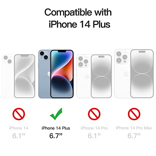 JETech Screen Protector for iPhone 14 Plus, 3-Pack | HD Clear, Face ID Compatible, Anti-Scratch Glass - size: iPhone 14 Plus