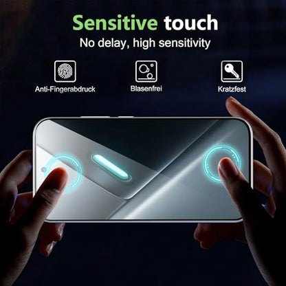 for Xiaomi Poco X8 Pro 5G Screen Protector with Camera Lens Protector, 9H Hardness Anti-Scratch Tempered Glass flim, Case Friendly, Anti-Fingerprint,Anti-Scratch (2+2 PACK) - color: Poco X8 Pro 5G