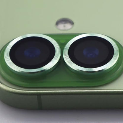 for iPhone 17 Camera Lens Protector Metal Tempered Glass Screen Accessories Cover (Green) - color: Green