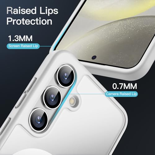 JETech Magnetic Case for Samsung Galaxy S24 Plus, Silver - color: Silver, size: Galaxy S24 Plus