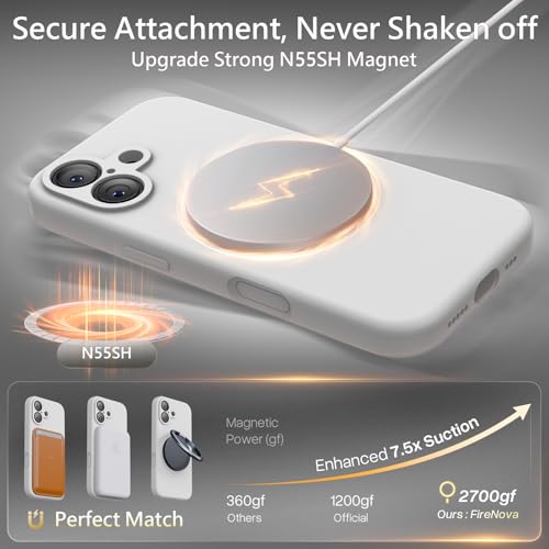 FireNova Magnetic for iPhone 17 Case, 6.3", White - color: White, size: Iphone 17