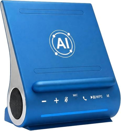 AI Home Companion combines ChatGPT-powered conversation, emotional recognition, Wireless Charger, Wi-Fi and Bluetooth Premium Speaker, Handsfree Call, 5 in 1 Ai Hub - color: White