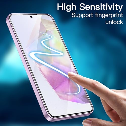 JETech Screen Protector for Samsung Galaxy A35, 3-Pack - size: Galaxy A35