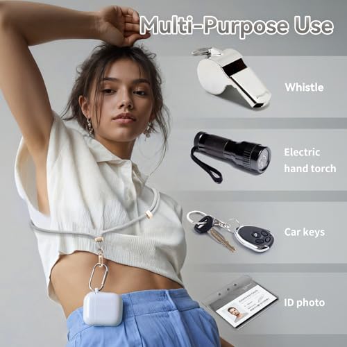 VVAAGG Cell Phone Lanyard for iPhone Crossbody Phone Strap - color: Grey