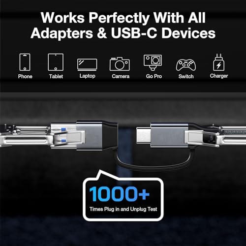 240W USB C Cable 6.6FT, 20Gbps USB C 3.2 Gen 2 Cable, USB to USB C Cable - color: Gray, size: 6.6ft