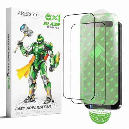 2 Pack Screen Protector for iPhone 16 Pro +2 Camera Lens Cover | 9H+ Military Grade Tempered Glass, HD Clarity, Shatterproof, Anti-Scratch, Anti fingerprint, Full Coverage, Auto-Align Tray - size: IPhone 16 Pro (6.3 inch)