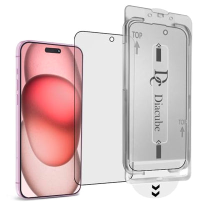 2 PACK Premium Glass Screen Protector for iPhone 14 Pro Max with [Easy Auto Dust Removal Installation Kit & Bubble Free] 3D Edge Full Coverage, 9H Hardness, Scratch Resistance, Shatterproof, - size: iPhone 14 Pro Max