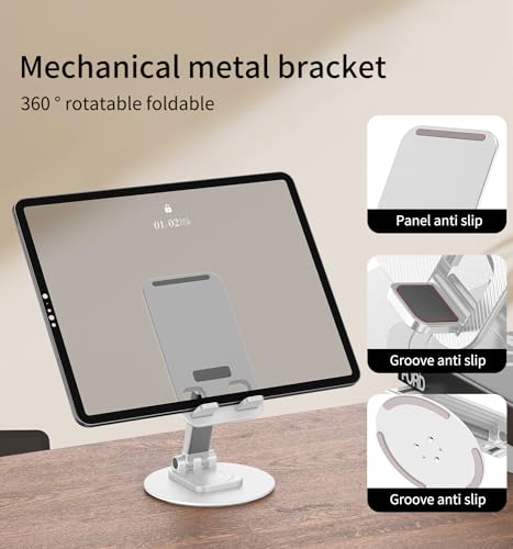 360° Rotating Cell Phone Stand for Desk (K39B-White) - size: K39B-White