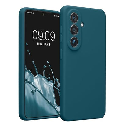 kwmobile Case Compatible with Samsung Galaxy S26 Case - Slim TPU Silicone Phone Cover - Soft Touch Finish - Teal Matte - color: teal matte, size: Galaxy S26