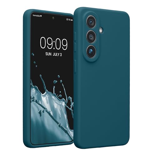 kwmobile Case Compatible with Samsung Galaxy S26 Case - Slim TPU Silicone Phone Cover - Soft Touch Finish - Teal Matte - color: teal matte, size: Galaxy S26