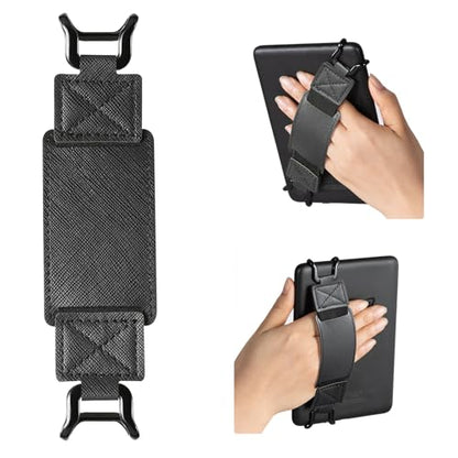 CoBak Secure Hand Strap for Ebook Reader - Versatile and Lightweight - color: Black-1 Pack