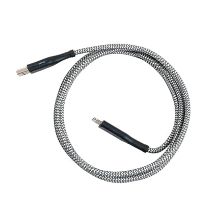 HIGH Speed USB A to Apple Lightning Braided Cable with 2X THE Copper for Faster Charging 6FT, Gray