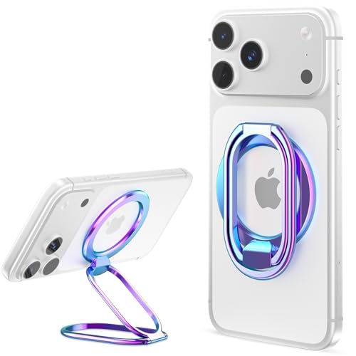 SUPERONE Mag Safe Phone Stand, Adjustable Magnetic Phone Grip & Kickstand - color: Colorful