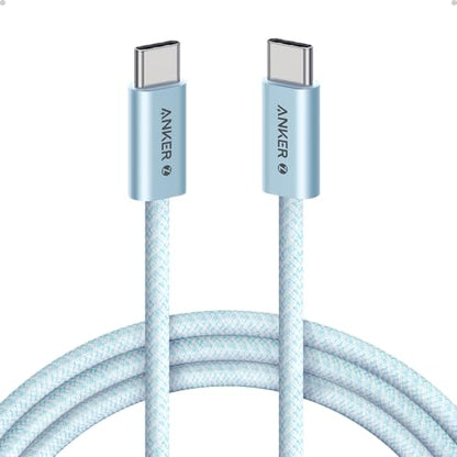Anker Zolo USB C to USB C Cable, 240W Fast Charging Cable (6 ft, Blue) - color: Blue, size: 6ft