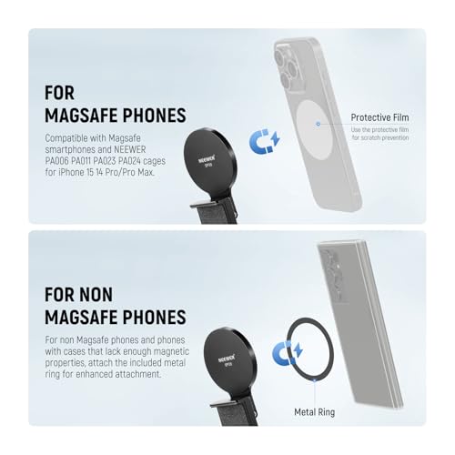 NEEWER SP08 Continuity Camera Mount for Desktop Monitor, Magnetic Tri Fold - style: SP08