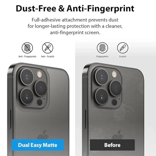 2pcs Back Soft Frosted Matte Hydrogel Film For iPhone 17 Pro (6.3 inch), Back Screen Protector (Not Tempered Glass)
