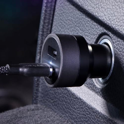 Mophie 42W Dual USB-C + USB-A Car Charger, Universal AUX Compatibility - style: USB-C & USB-A