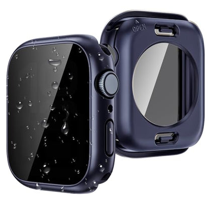 Goton Privacy Waterproof Case for Apple Watch Series 11/10 42mm - color: Blue, size: 42 mm