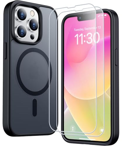 SPIDERCASE Magnetic for iPhone 14 Pro Case, Black - color: Black, size: Iphone 14 Pro 6.1''