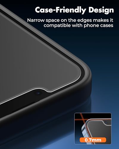 UNBREAKcable 4PCS Screen Protector for iPhone 13 Pro - 2 Privacy Tempered Glass+2 Clear Glass Double Shatterproof [Installation Frame] [9H Hardness] [Case Friendly] Anti-Scratch for iPhone 6.1 inch - size: iPhone 13 Pro