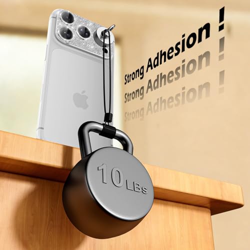 imluckies Compatible with iPhone 17 Pro Camera Lens Protector Bling, Ultra HD Tempered Glass Shiny Diamond Camera Plate Sparkle Screen Protection, 9H Anti-Scratch & Easy Install, Glitter Gray - size: 17pro 6.3" Glitter Gray
