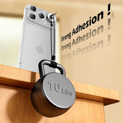 imluckies Compatible with iPhone 17 Pro Camera Lens Protector Bling, Ultra HD Tempered Glass Shiny Diamond Camera Plate Sparkle Screen Protection, 9H Anti-Scratch & Easy Install, Glitter Gray - size: 17pro 6.3" Glitter Gray