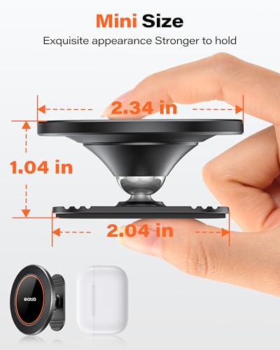 OQTIQ Magnetic Car Phone Mount Holder with 3M Adhesive,2 Pack - color: Orange-2 Pack