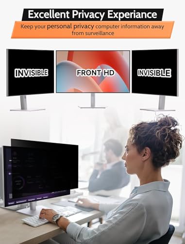 2 Pack- 32 Inch 16:9 Magnetic Privacy Screen for Frameless Computer Monitor - size: 32 Inch (Diagonal) - 16:9 Aspect Ratio