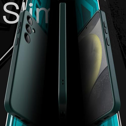 JETech Slim Case for Samsung Galaxy S24 Plus, Midnight Green | Camera Lens Protection, Soft TPU Design, Matte Finish, Shockproof Protection - color: Midnight Green, size: S24 Plus