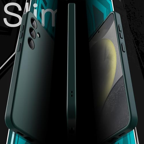JETech Slim Case for Samsung Galaxy S24, Midnight Green | Camera Lens Protection, Soft TPU Design, Matte Finish, Shockproof Protection - color: Midnight Green, size: S24