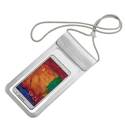 Waterproof Phone Pouch,IPX8 Waterproof Phone Case Bag Holder Dry Pouch for iPhone 13 Pro Max/13 Pro/13/12/12 Pro Max/11/11 Pro Max/Xs Max/XR to 6.9" for Kayaking Swimming Beach(Silver) - color: Silver to 6.9"