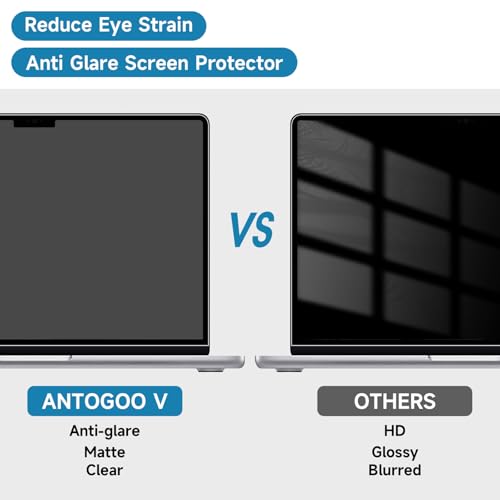 2 Pack Compatible with MacBook Pro 14 Inch Screen Protector (M5, M4, M3, M2, M1, Pro/Max), Anti Glare Scratch Matte Screen Protector for MBP 14.2''(2021-2025) - size: MacBook Pro 14 Inch (2021-2024, M4/M3/M2/M1)