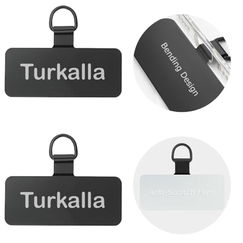 Phone Tether Tab 2pcs,0.2mm Ultra-thin Phone Metal Patch,Universal Phone Lanyard Patch for most phone (D) - color: D