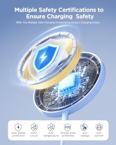 Magnetic Wireless Charger - color: Blue