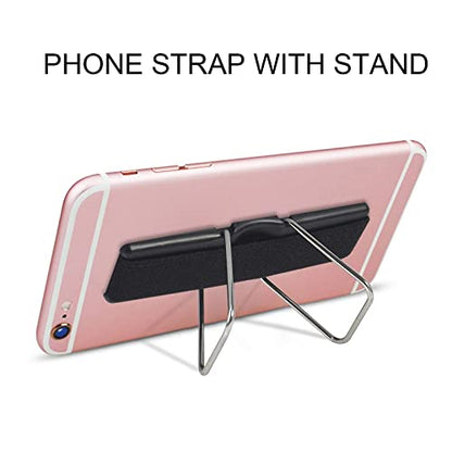 Phone Grip, CISID 6 Pcs Phone Grip Strap with Stand Cell Phone Holder for Hand Suitable for iPhone Samsung and Most Smartphones(Black,Silver,Rose Gold,Gold,Blue,Red 6PCS) - color: Black,Silver,Rose Gold,Gold,Blue,Red