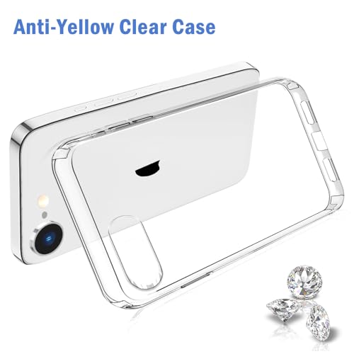 JJGoo for iPhone 17e Case for iPhone 16e Case Clear, Soft Transparent Shockproof Protective Slim Thin Phone Case Cover for 16e / 17e | Soft Transparent, Shockproof, Protective, Slim Thin - color: Clear