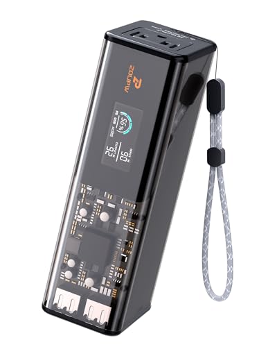 ZOUPW 140W Portable Power Bank, Portable Power Station with 100W AC Outlet