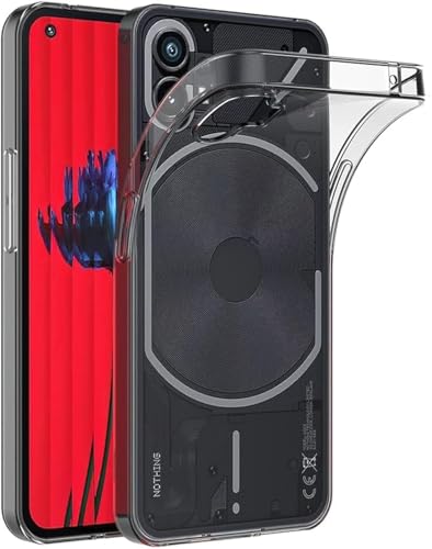 MaiJin Case for Nothing Phone 1 (6.55 inch) Soft TPU Rubber Gel Bumper Transparent Back Cover
