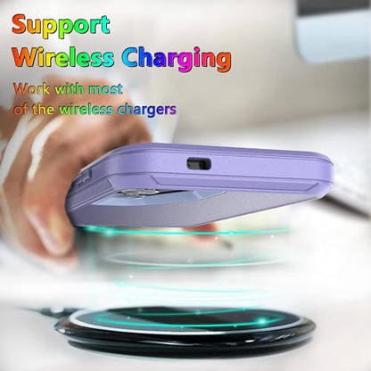 MXX Case Designed for S24 Plus Compatible with S25 Plus/ S24 Plus 3-Layer Super Full Heavy Duty Body Bumper Cover/Shock Protection/Dust Proof, case 5g 2024 (Purple) - color: Purple, size: Galaxy S24+ / S25+