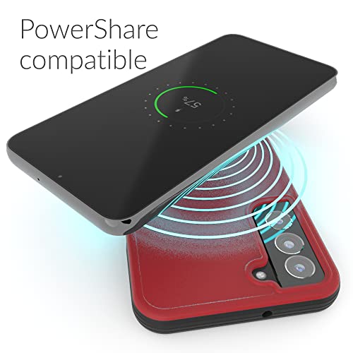 Crave Slim Guard for Galaxy S22+ Case, Shockproof Case for Samsung Galaxy S22+, S22 Plus (6.6 inch) - Red - color: Red
