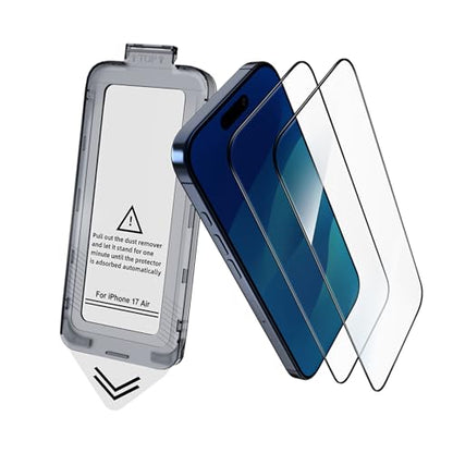 Screen Protector for iPhone 17 Air, 6.5-Inch, 2 Pack - size: iPhone 17 Air