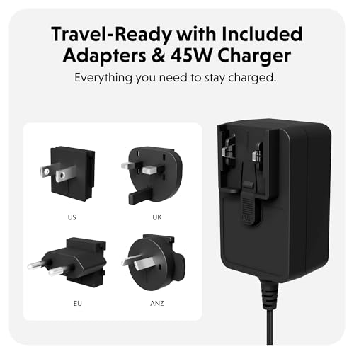 HyperJuice 4-in-1 Wireless Charger Qi2 Magnetic Stand — Fast Wireless Charger for iPhone, Apple Watch, Airpods & Any Qi-Compatible Device — Compact, Adjustable, and Foldable Qi2 - style: 4-in-1