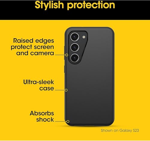 OtterBox Samsung Galaxy S24 Ultra (Only) - Symmetry Series Case - Sunstone (Orange) - Ultra-Sleek - Wireless Charging Compatible - Raised Edges Protect Camera & Screen - Non-Retail Packaging - color: Sunstone (Orange)