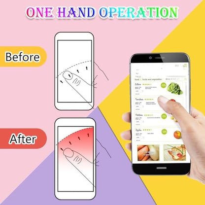 Honoson 9 Pcs Cell Phone Grip Holder Collapsible Holder, Mandala 2 - color: Mandala Style
