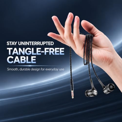 Kamon 5 Pack Wired Earbuds Headphones with 3.5mm AUX Plug Earphones (K2) - color: K2